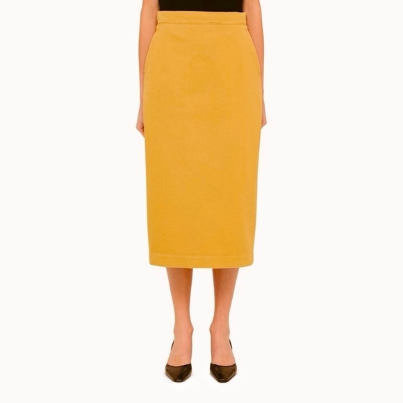 Sag Harbor Dresses & Skirts - Sag Harbor Yellow Pencil Midi Skirt for Work